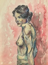 Beau Dessin Femme Nue Nu