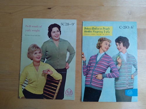 Vintage motifs tricot - x,