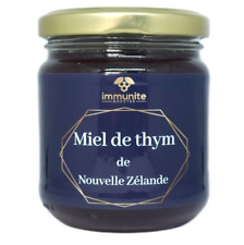 Miel de Thym de Nouvelle-Zélande pur - 250g Poids net - Miel pur et naturel