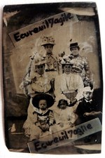 FERROTYPE 4 femmes 3 enfants