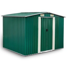 Abri De Jardin En Métal Vert