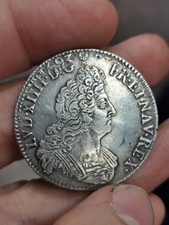 Louis XIV, demi-écu aux insignes 1702 C Saint-lô