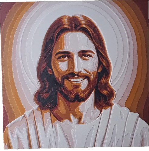 Portrait jésus souriant - portrait,