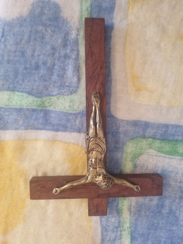 Crucifix christ bronze - crucifix,