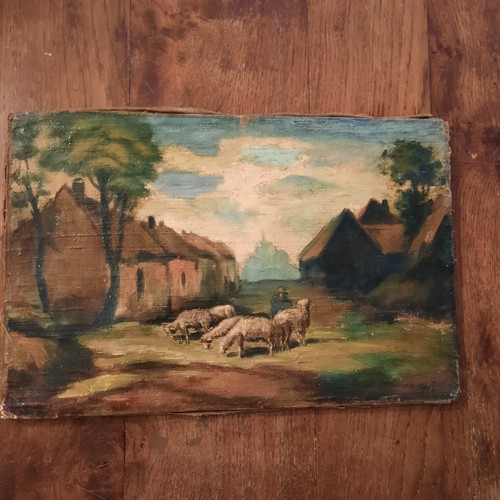 Huile sur toile - sur, tableau
