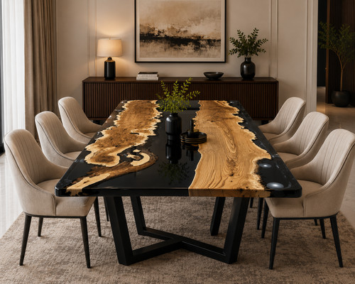 Table rivière live edge - table,