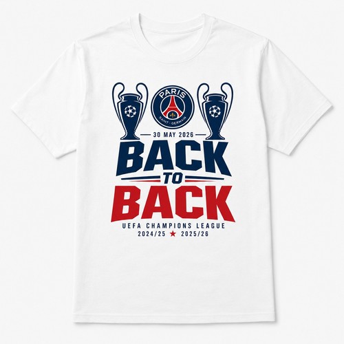 Tee shirt psg - tee-shirt, back