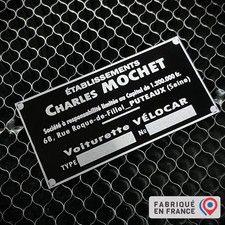 Plaque constructeur Mochet