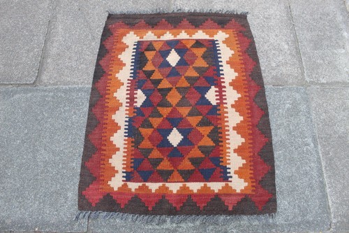 Tapis kilim vintage fait - kilim, main