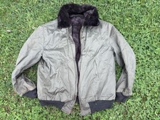 Ancien Blouson Marine National Type Bombers Veste Militaire