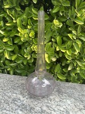 Vase Berluze & Verre Schneider & Signature Au Berlingot 