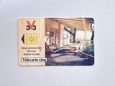 Télécarte privée publique 5 Unités GN144 Fongexor V33