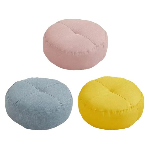 Coussin rond tapis méditation - rond,