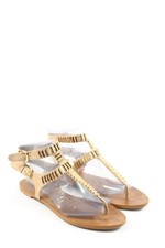 ZARA WOMAN Sandales Dianette Dames Sandales T EU 37 crème-argenté