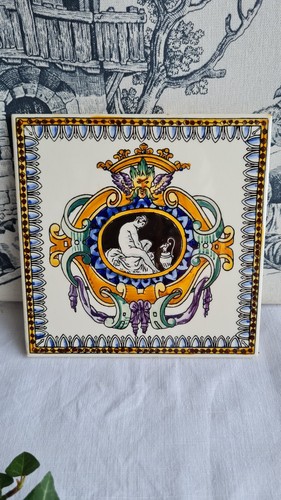 Ancien carreau faience gien - ancien,