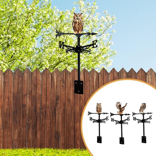 Girouette hibou artisanale - , en