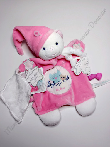 Doudou plat marionnette ours - doudou,