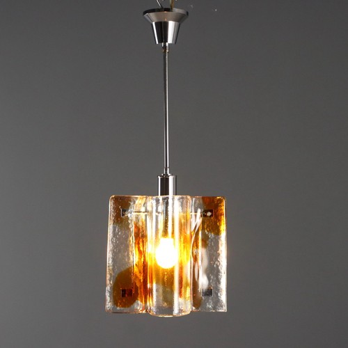 Lustre vintage laiton verre - vintage,