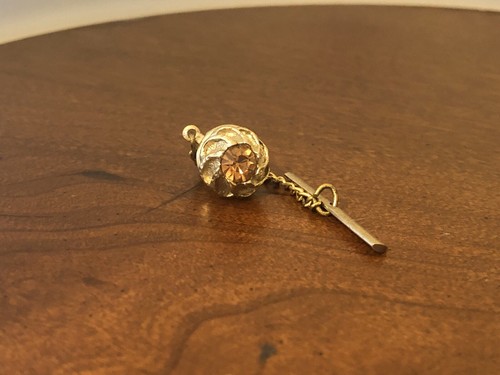 Tie tack volcano orange - orange, rivoli