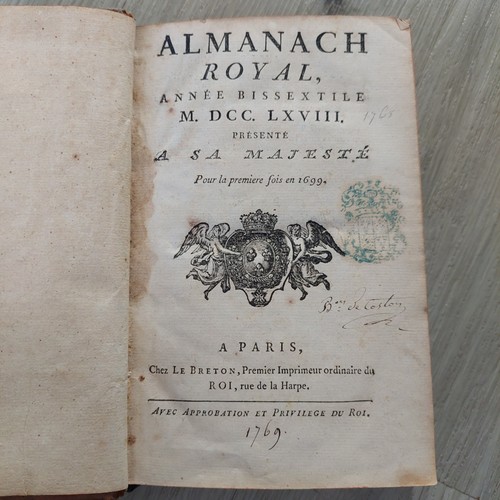 Almanach royal annee - royal,