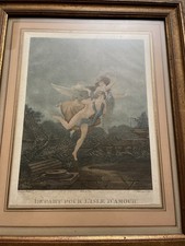 Ancienne Gravure Encadrée