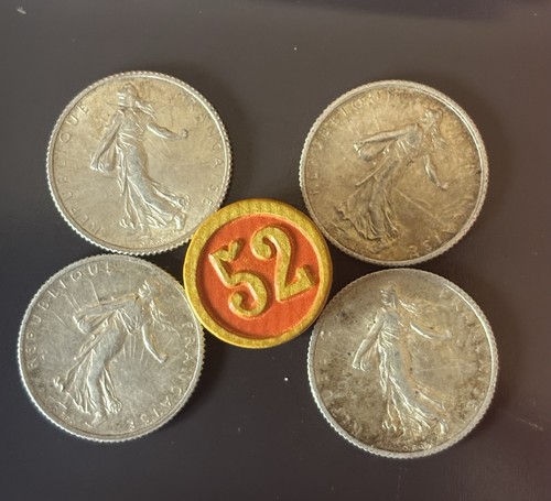 Lot pieces 1 franc - lot,
