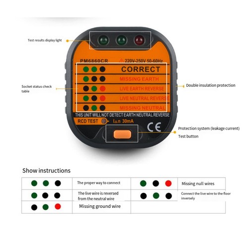 110v 230v testeur for - 110v/230v, de