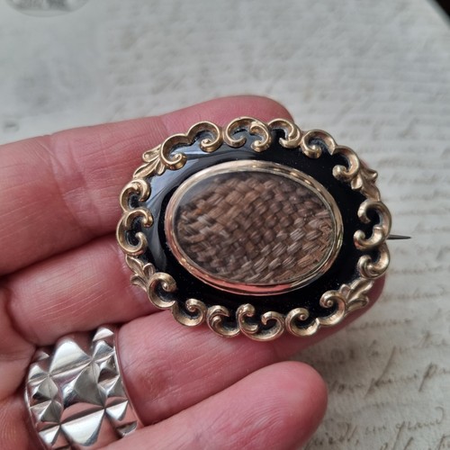 Broche pendentif cheveux - pendentif,