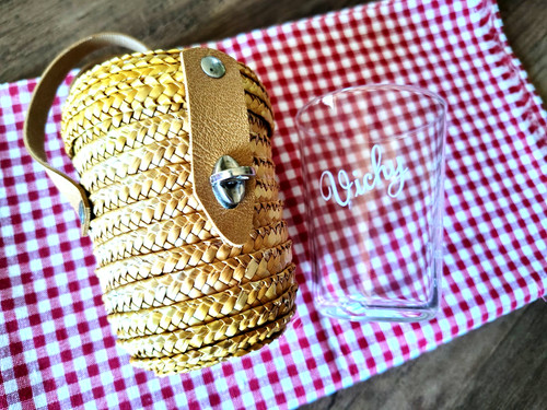 Ancien petit panier osier - panier,