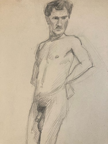 Dessin portrait 1910 - portrait,