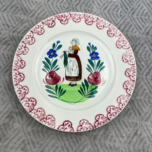 Assiette faïence saint amand - assiette,