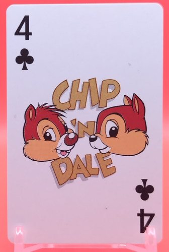 Carte jouer disney chip - à,