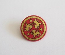 PLAYMOBIL (F236) ROMAINS - Bouclier Rond Rouge Lion Gladiateur 4270 5458