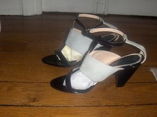 BELLES SANDALES KARINE ARABIAN TAILLE 37 EN CUIR ET NUBUCK