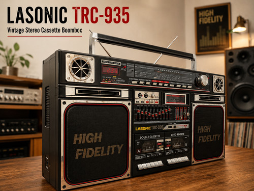 Lasonic trc 935 boombox - lasonic,