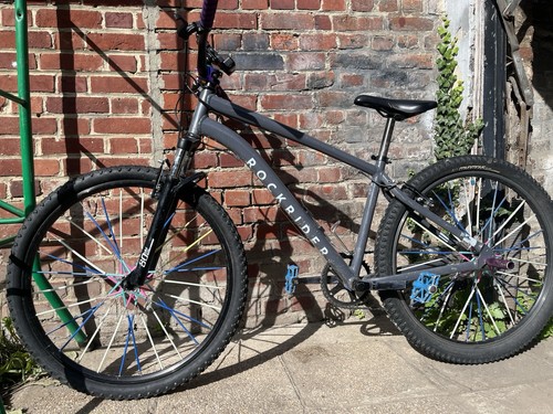 Rockrider vtt gris suspension - vtt,