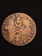 LOUIS XIV Monnaie, Six deniers