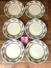 rare série de 6 assiettes