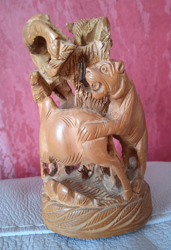 Sculpture artisanale bois - artisanale, en
