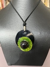 Collier Pendentif Bakelite Art