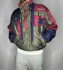 Descente - Manteau / Bomber Vintage, nombreuses poches et broderies détaillées