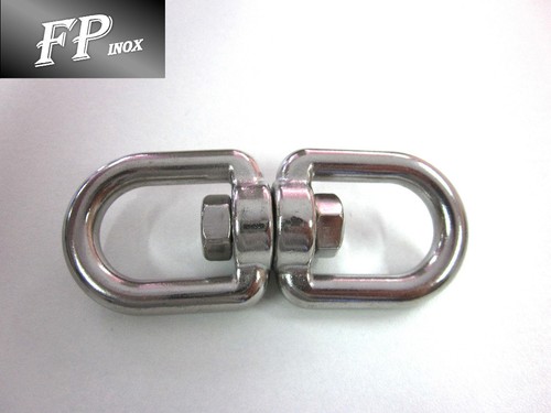 Double emerillon mm inox - emerillon, 15