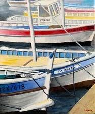 Tableau peinture marine 