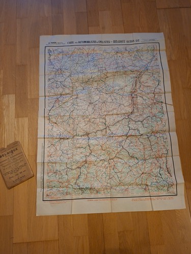 Carte routière ancienne