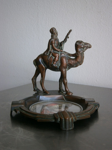 Cendrier art déco statuette - cendrier,