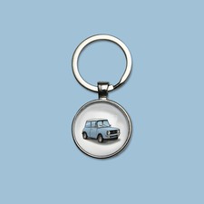 Porte-clés Mini Clubman bleu ciel porte-clefs