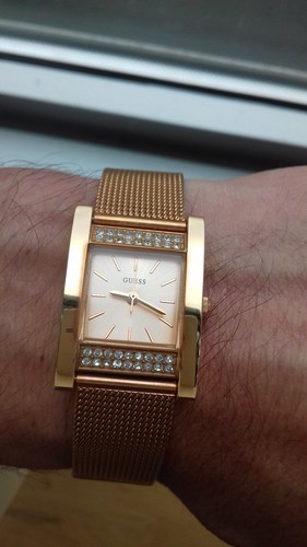 Guess montre acier lien - montre,