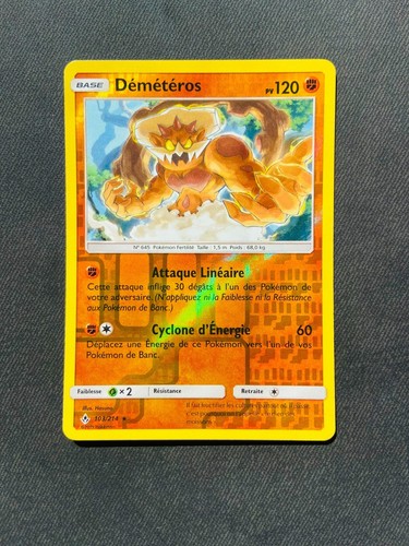 Carte pokémon démétéros - carte,