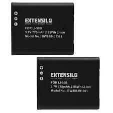 2 Batteries pour Olympus Tough