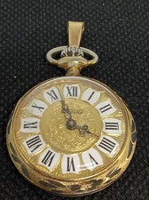 Petite montre a gousset remontage Manuel en metal dore Ref S965